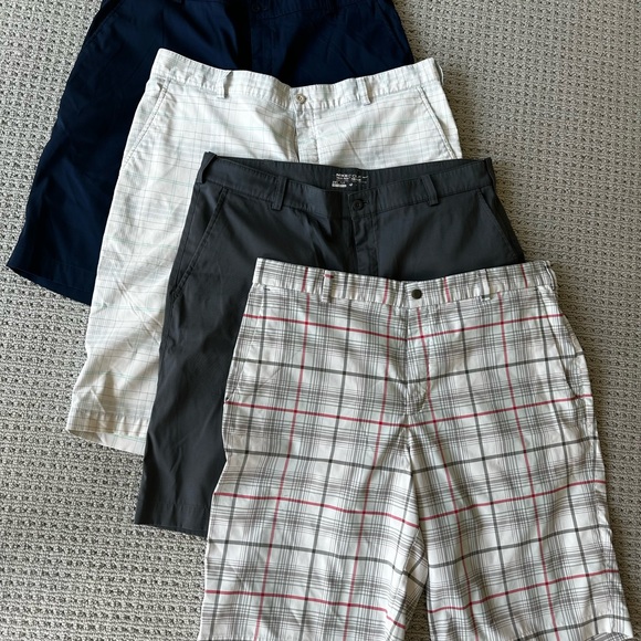 Stylish Men's Plaid and Solid Nike Shorts Collection - Picture 1 of 5
